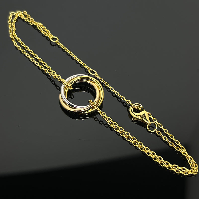 Roostick Baby Trinity Charm Bracelet Golden