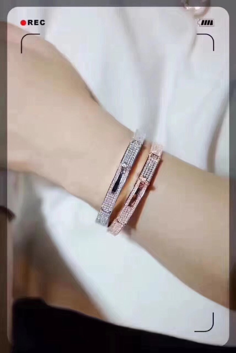 Roostick Kelly Diamonds H Bracelet