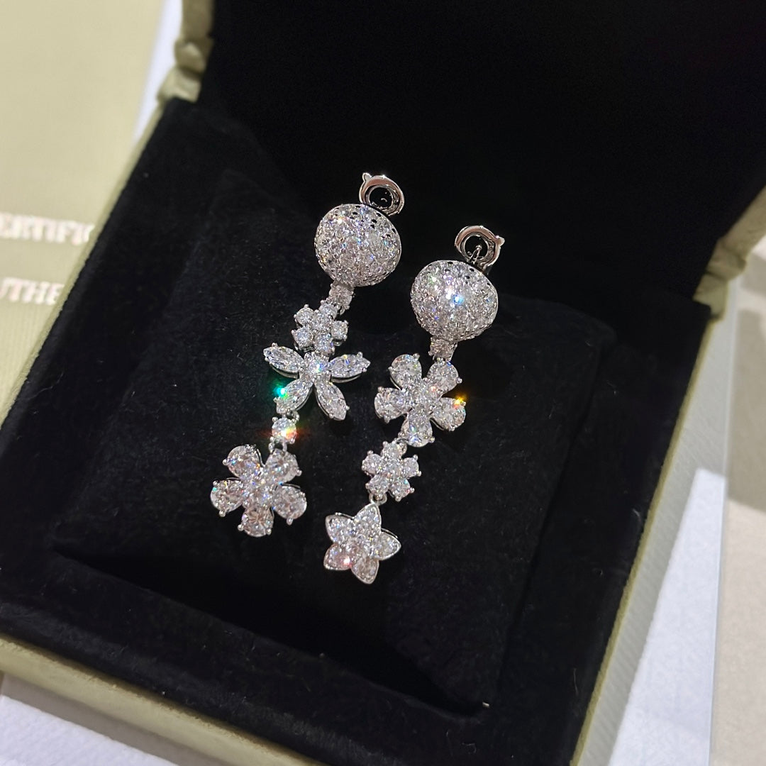 18k Folie Des Prés Earrings