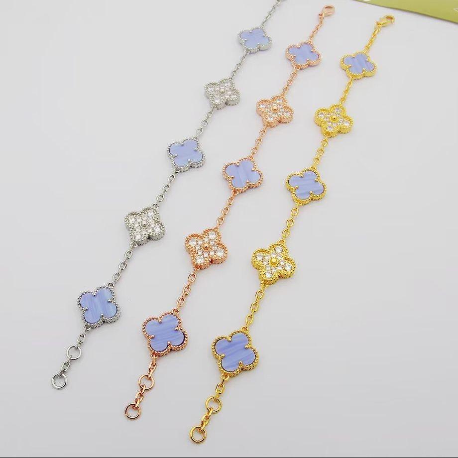18K Vintage Alhambra Diamonds Bracelet