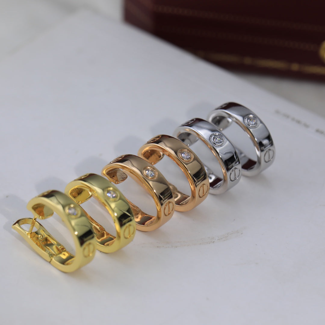 Roostick Love Two Diamonds Earrings