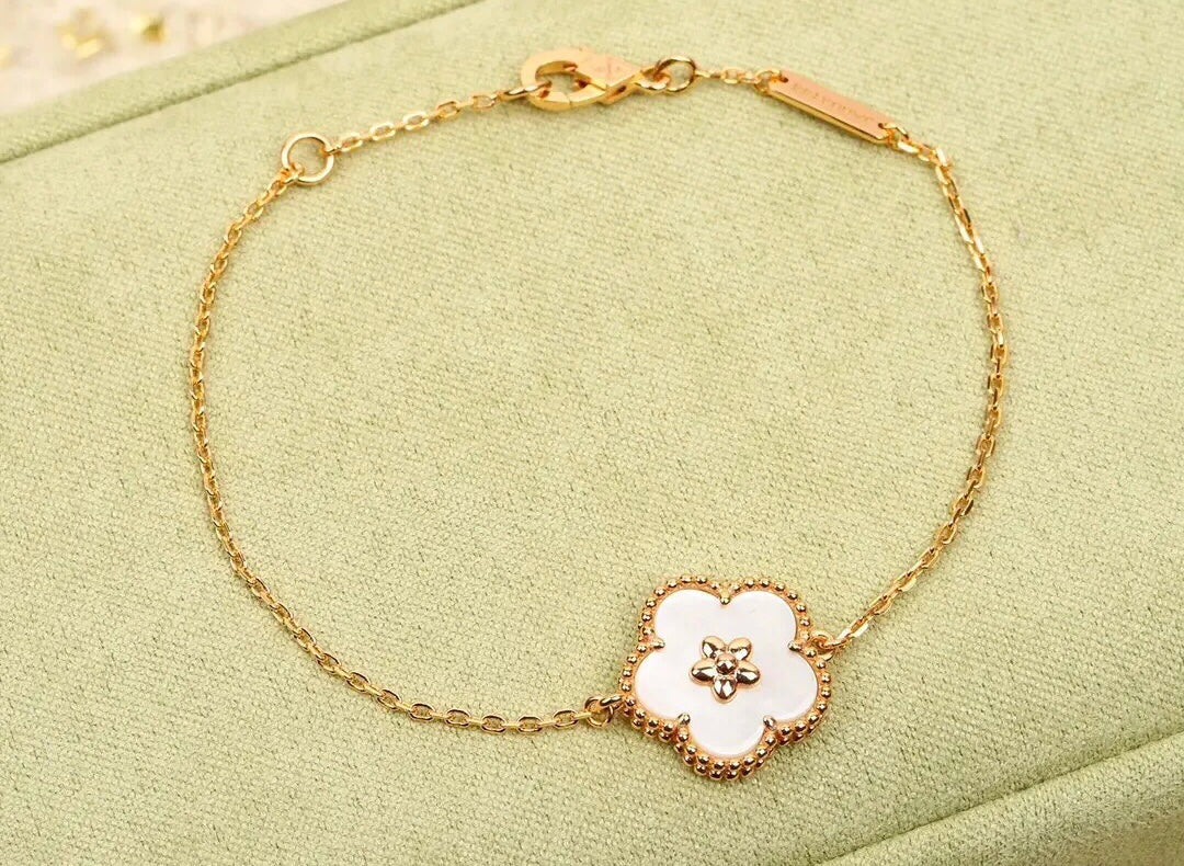 Roostick Lucky Spring Plum Blossom Bracelet