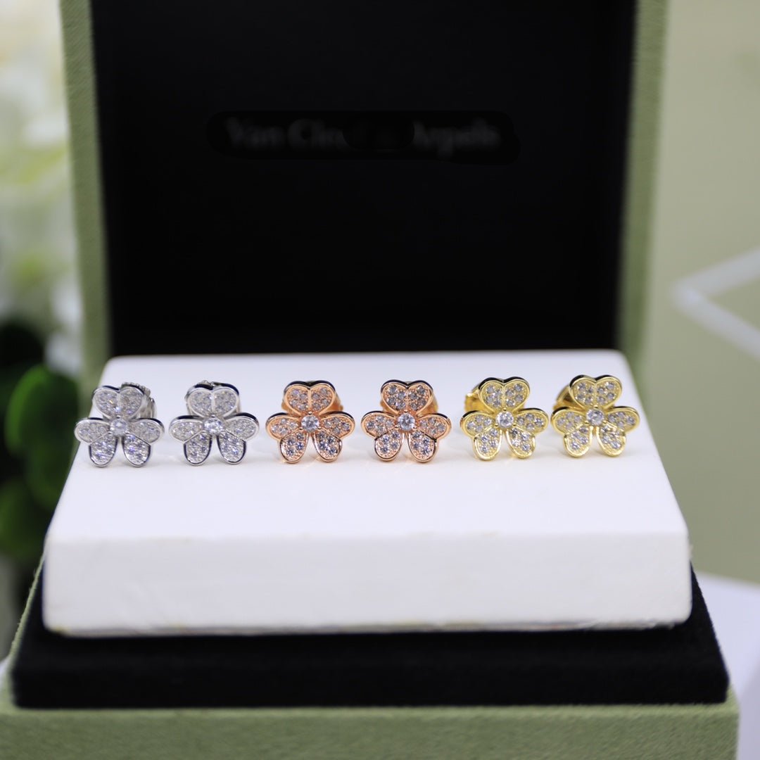 Roostick Yellow Gold Frivole Small Model Earrings