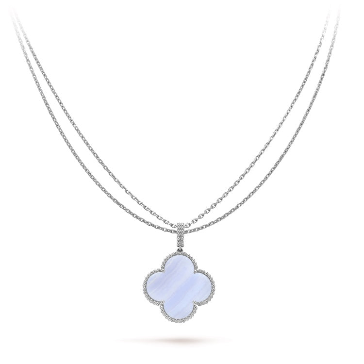Roostick Magic Alhambra Purple Necklace