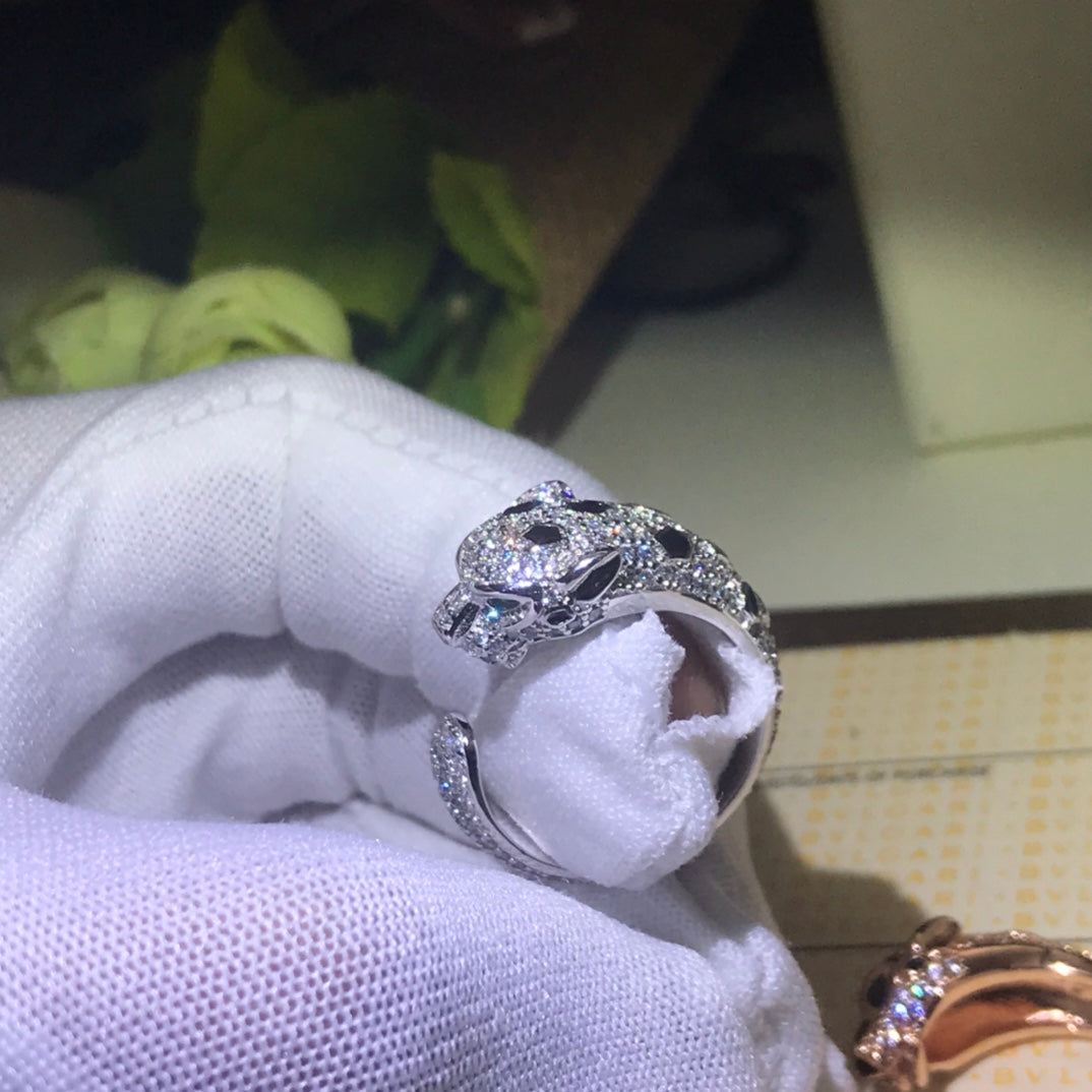 Roostick Panthère De Open Diamond Ring