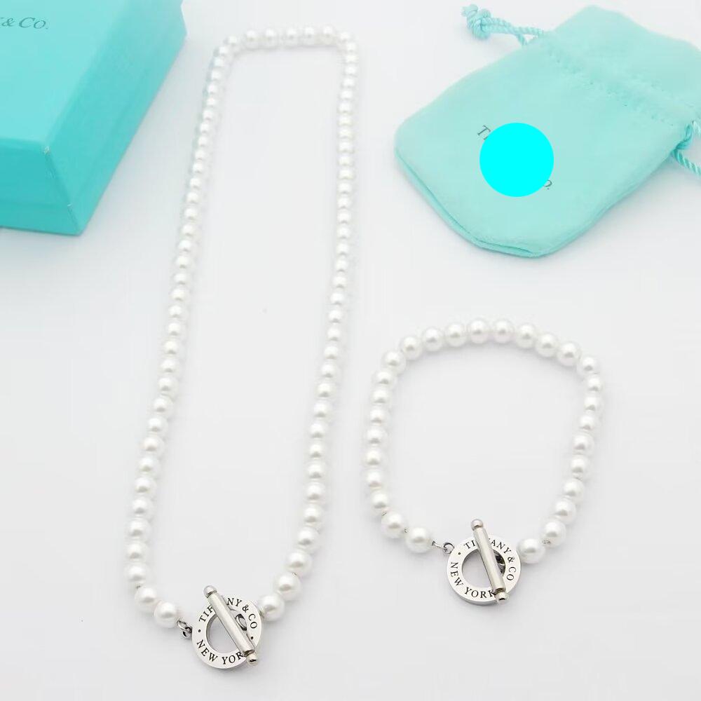 Roostick Tag Beads Toggle Clasp Necklace