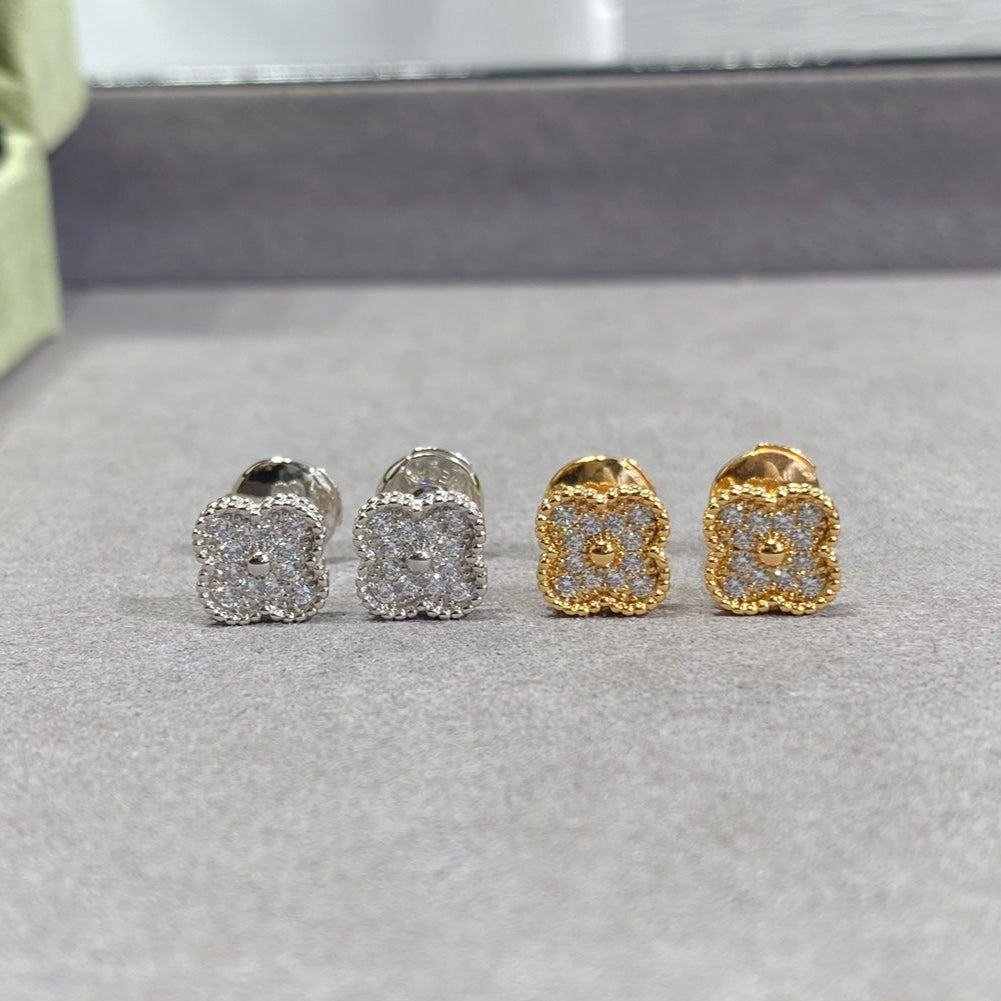 Roostick Vintage Alhambra Diamonds Earrings