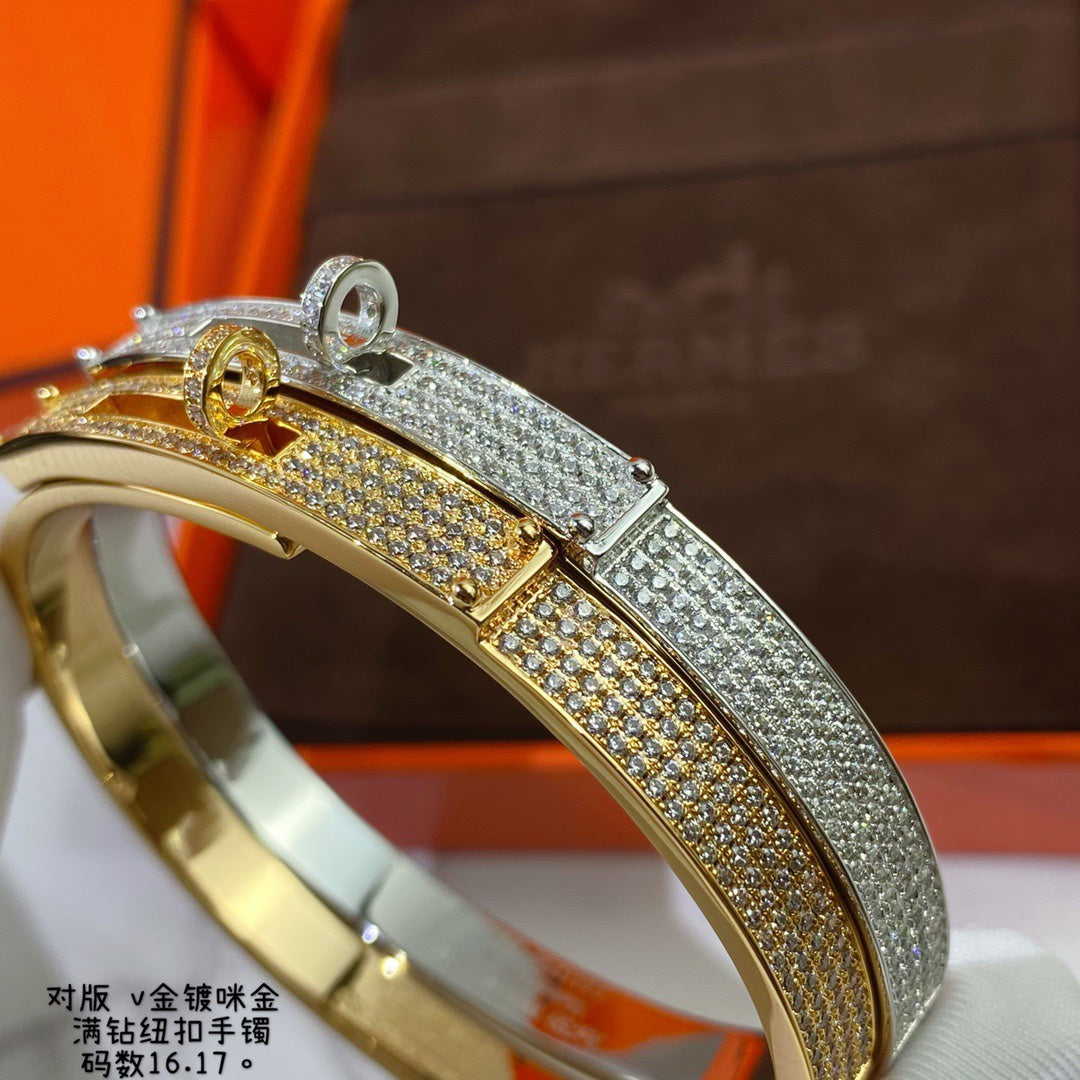 Roostick Kelly Diamonds H Bracelet