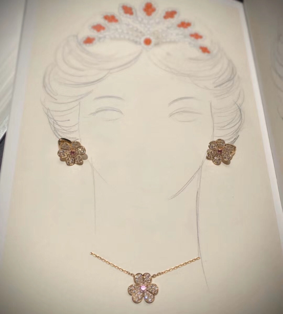 Roostick Frivole Pink Sapphire Earrings