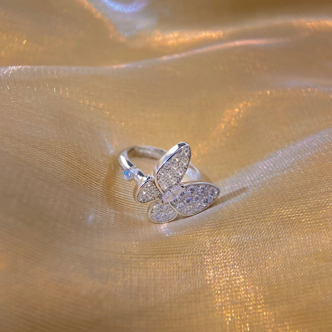 Roostick Two Butterfly Ring