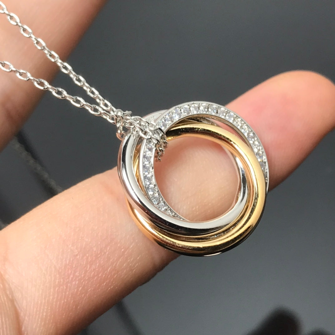 Roostick Trinity Diamonds Necklace