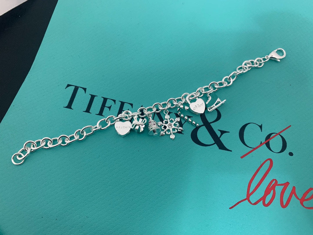 Roostick Christmas Tag Bracelet