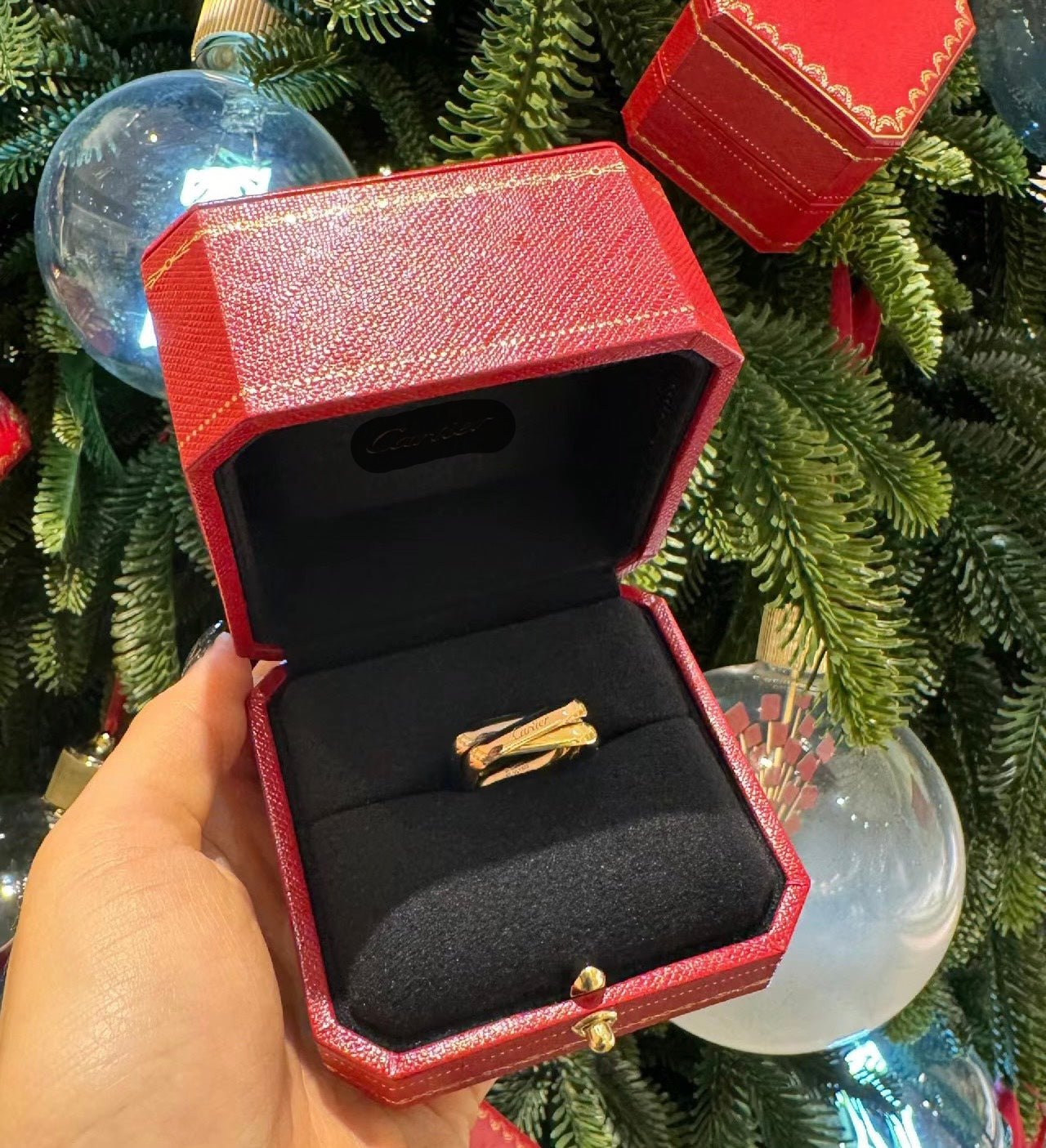 Roostick Trinity Cushion Ring