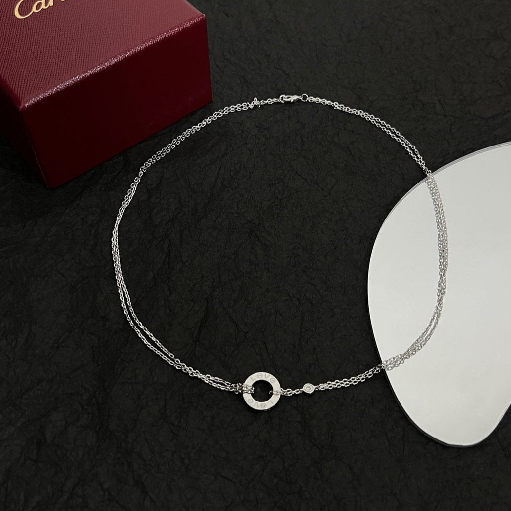 Roostick Love Two Diamond Necklace