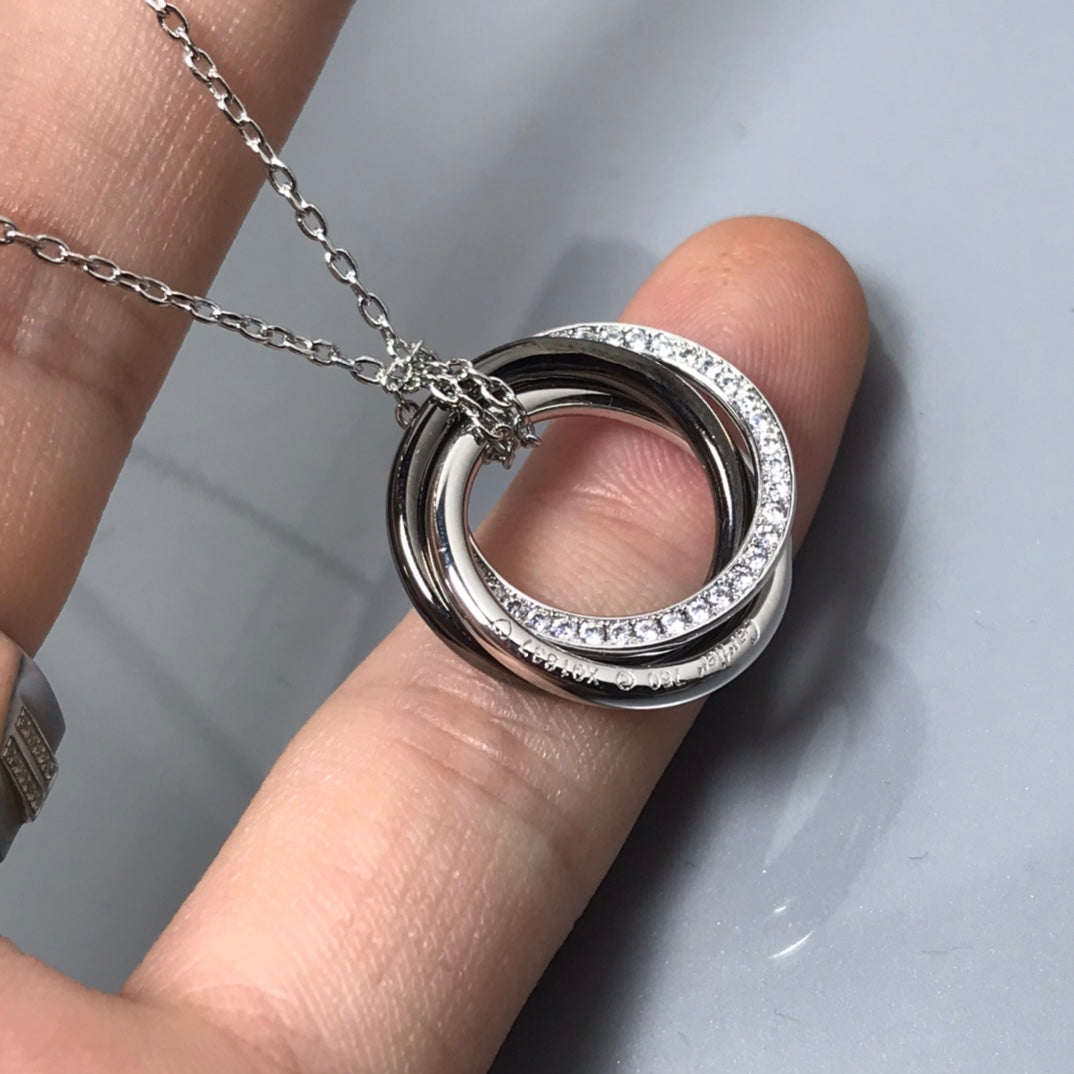 Roostick Trinity Diamonds Necklace