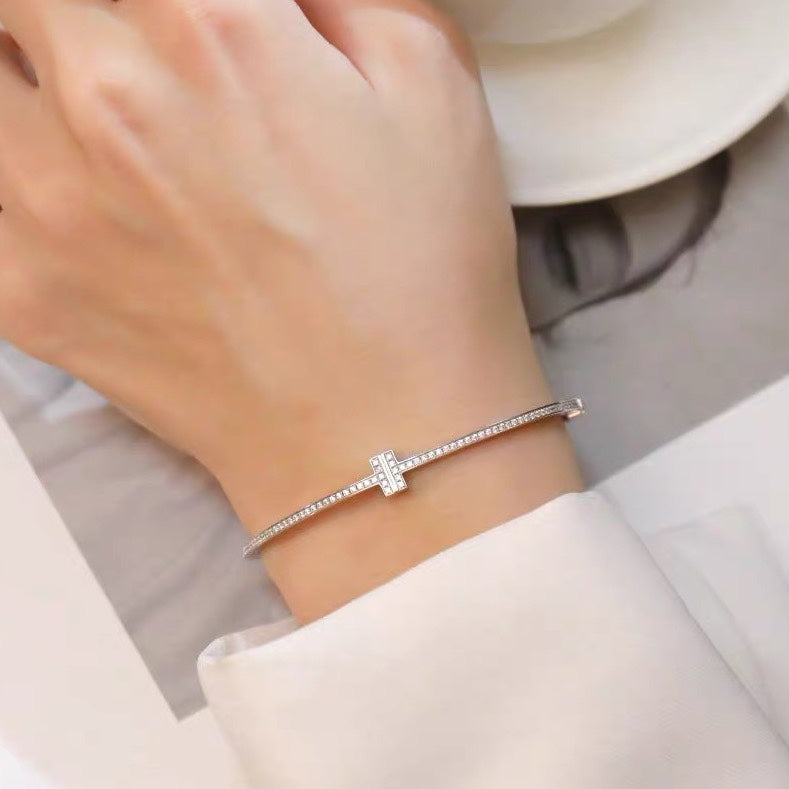 Roostick T Diamonds Bracelet