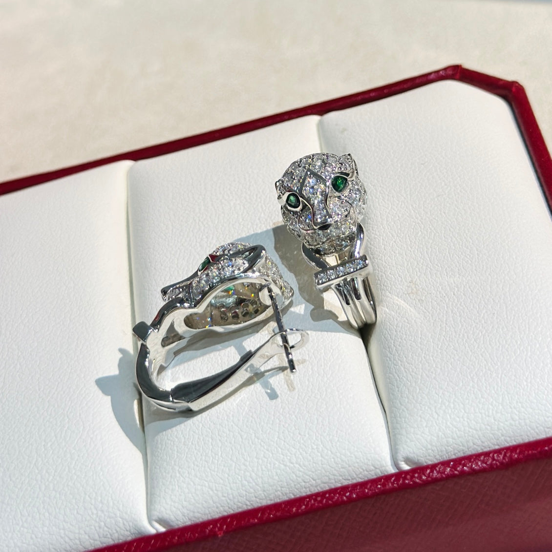 Roostick Panthère De Diamond Earrings