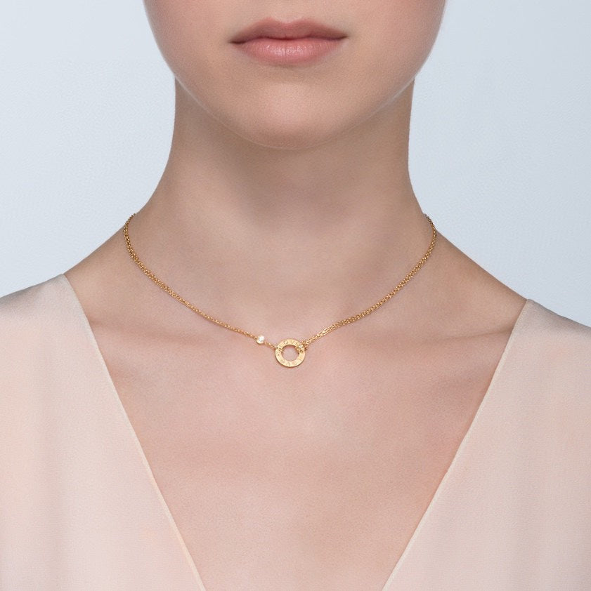 Roostick Love Two Diamond Necklace