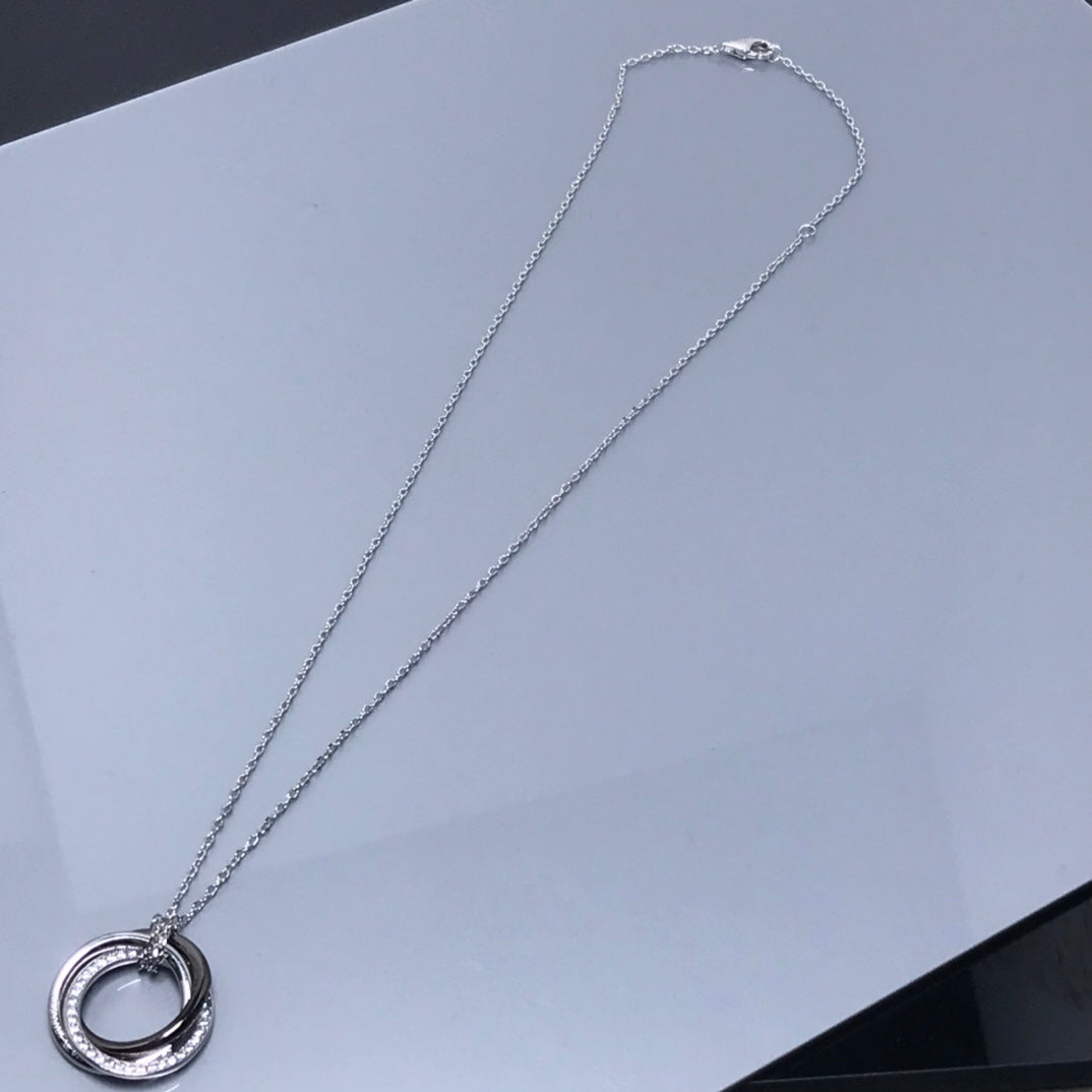 Roostick Trinity Diamonds Necklace