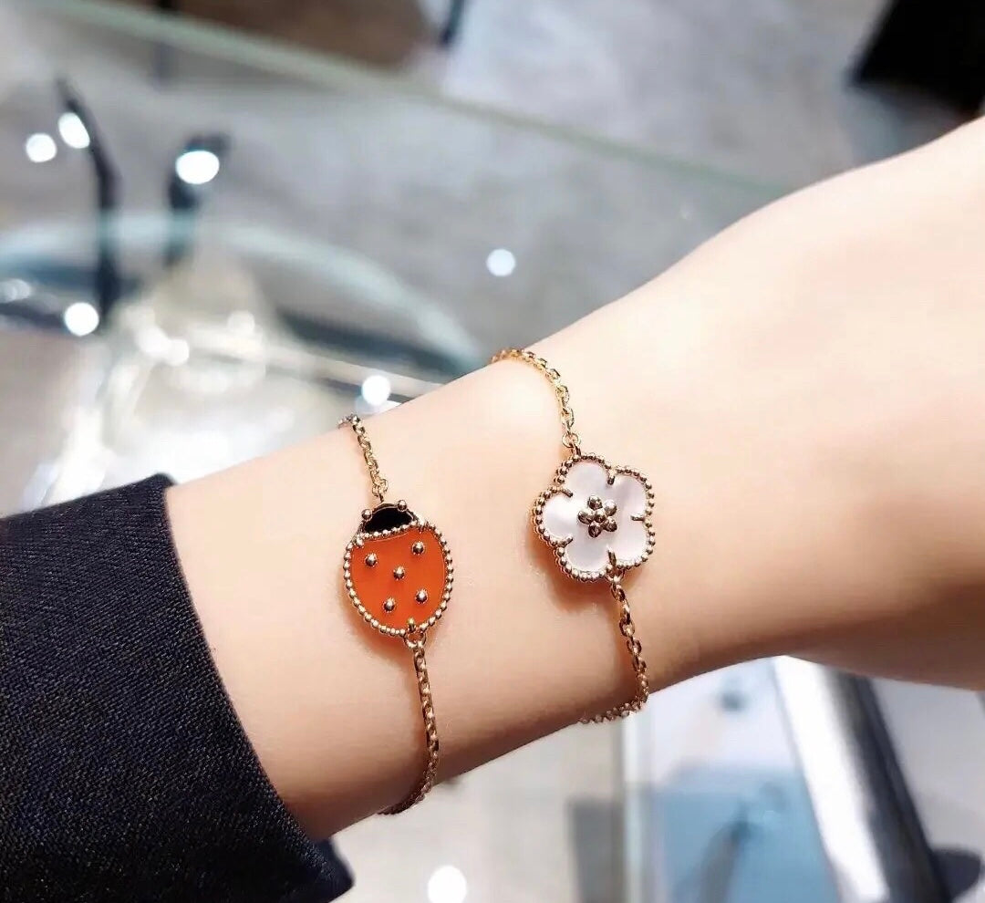 Roostick Lucky Spring Plum Blossom Bracelet
