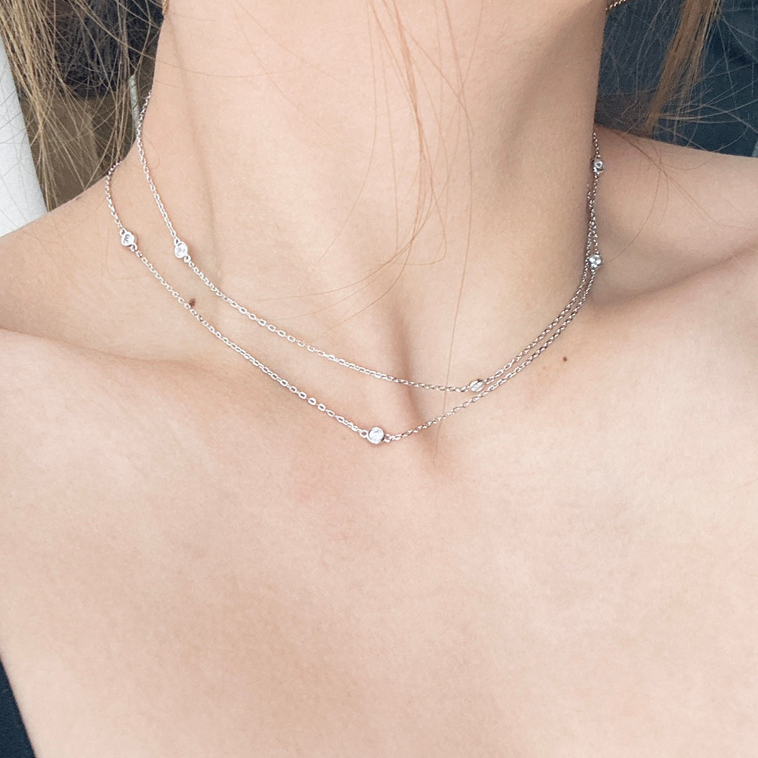 Roostick Elsa Peretti Diamonds By The Yard Necklace