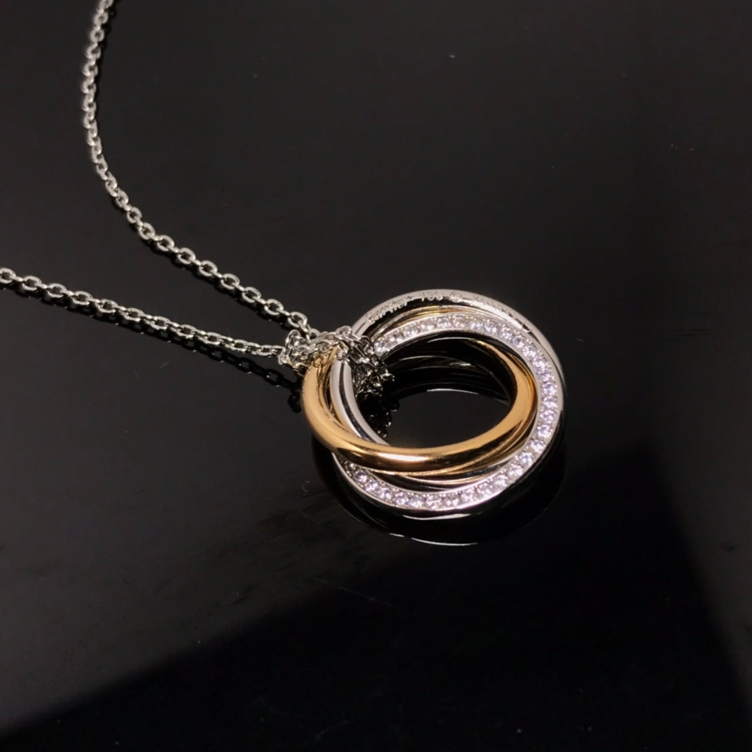 Roostick Trinity Diamonds Necklace