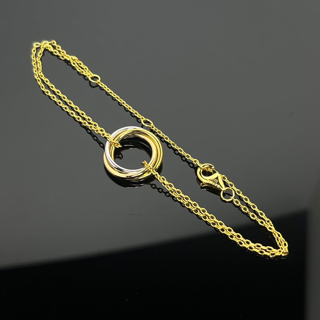 Roostick Baby Trinity Charm Bracelet Golden