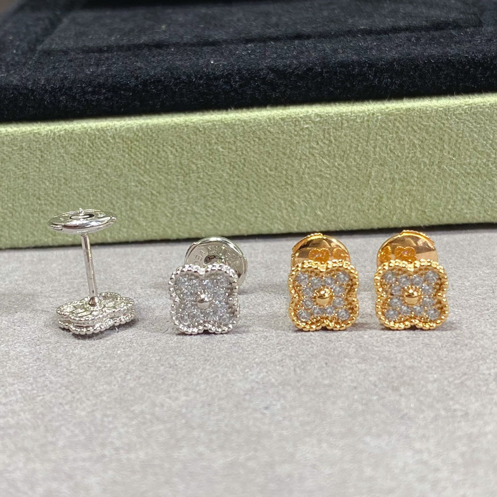 Roostick Vintage Alhambra Diamonds Earrings