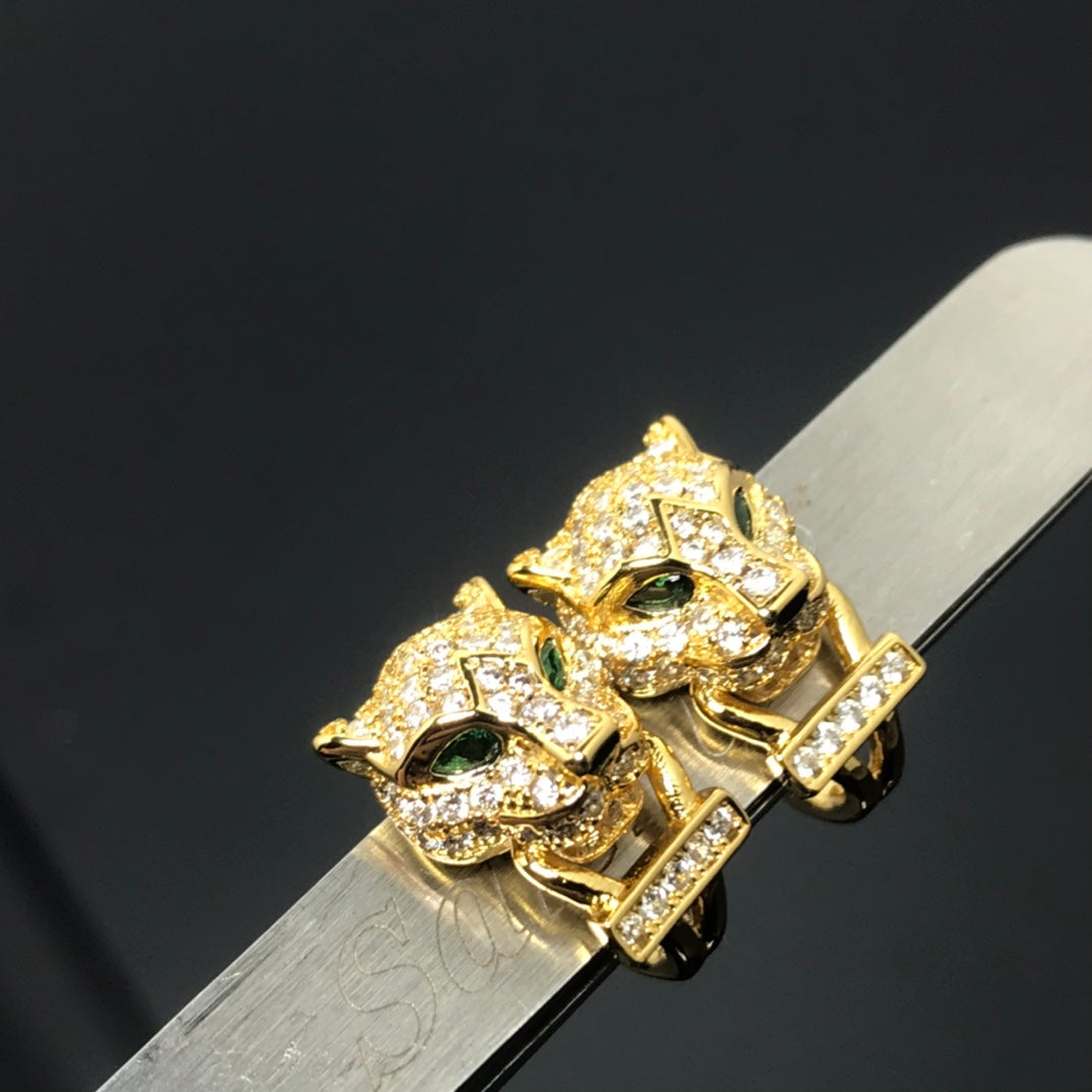 Roostick Panthère De Diamond Earrings