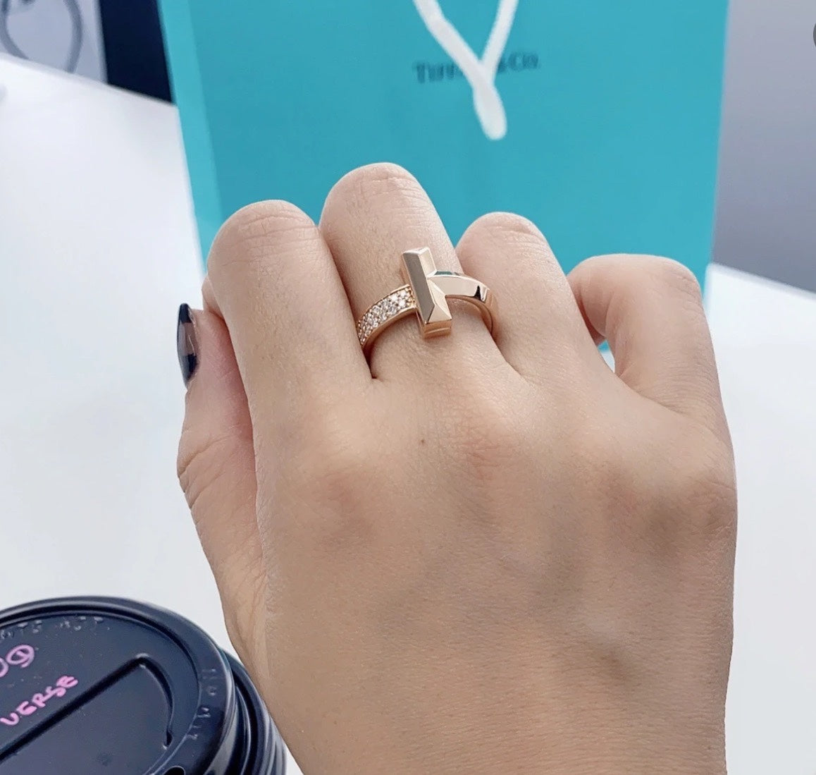 Roostick T T1 Diamonds Ring