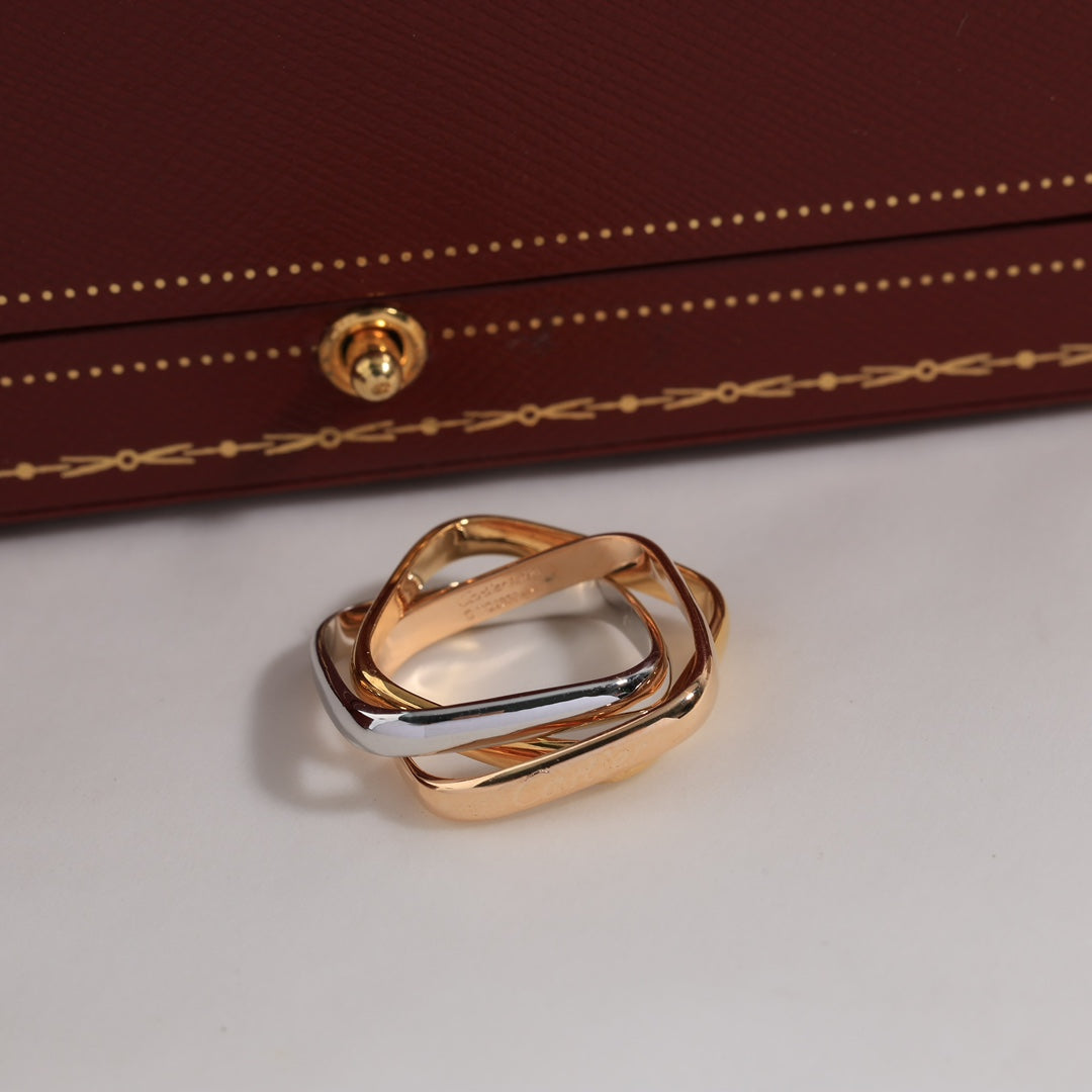 Roostick Trinity Cushion Ring