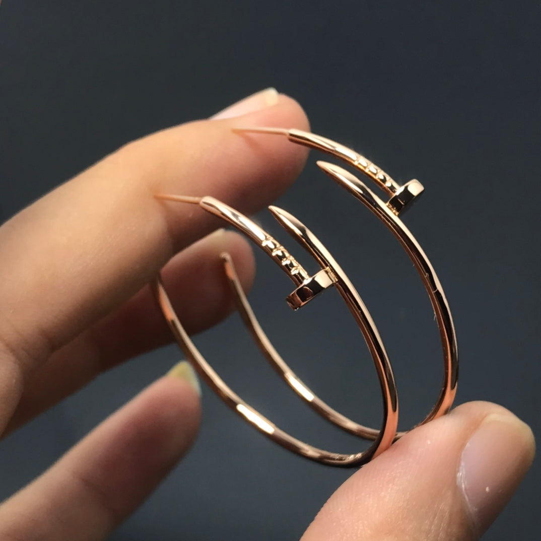 18k Juste Un Clou Large Earrings