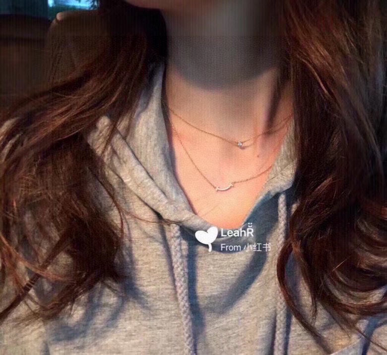 Roostick T Small Diamond Pendant Necklace