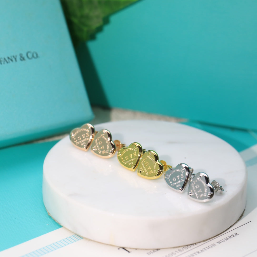 Roostick 18K Return to T Love Earrings