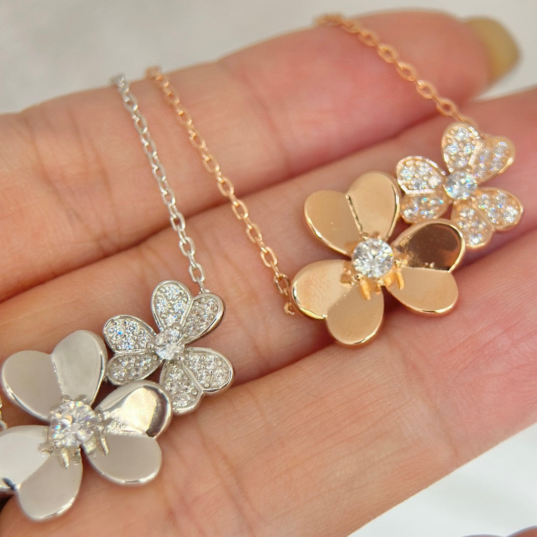 Roostick Frivole Clover Clover Necklace
