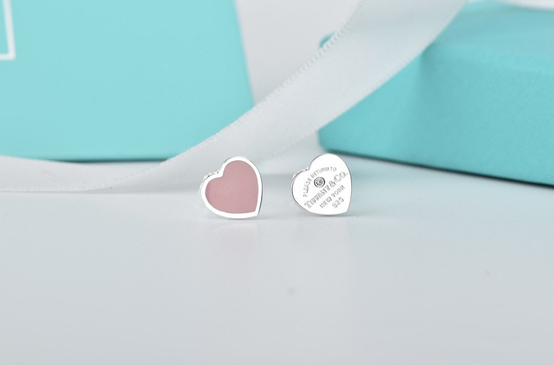 Roostick 18K Return to T Heart Earrings