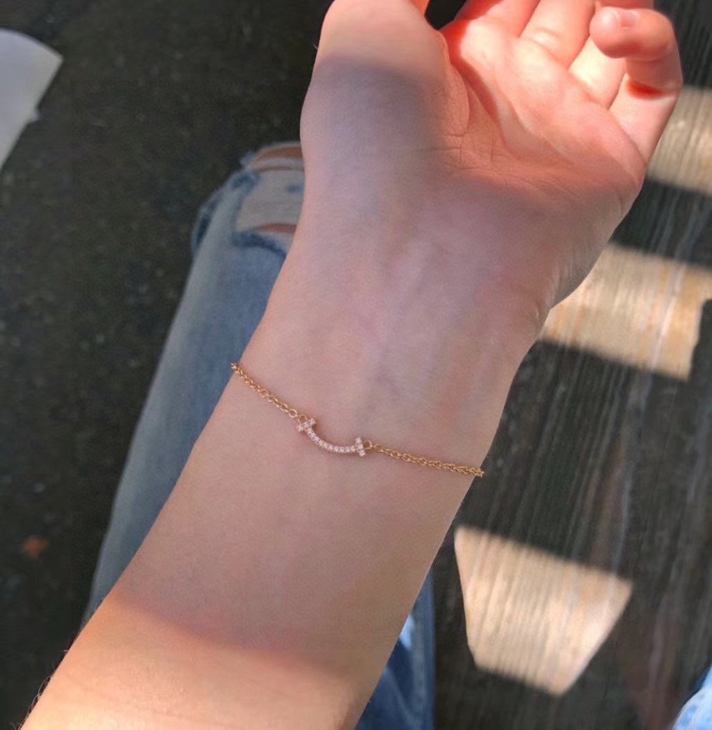 Roostick T Smile Diamond Bracelet