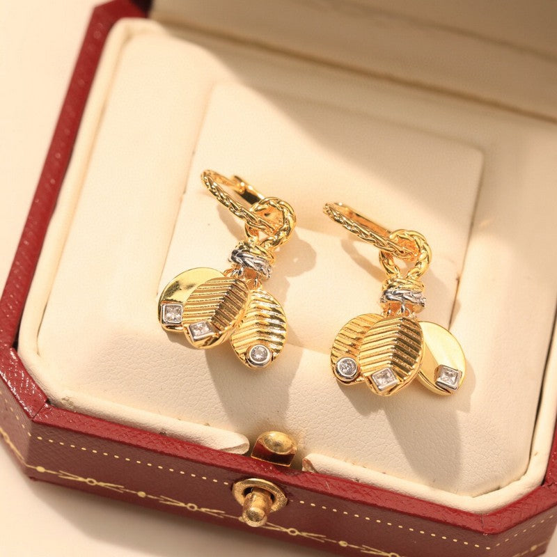 Roostick Grain De Café Earrings