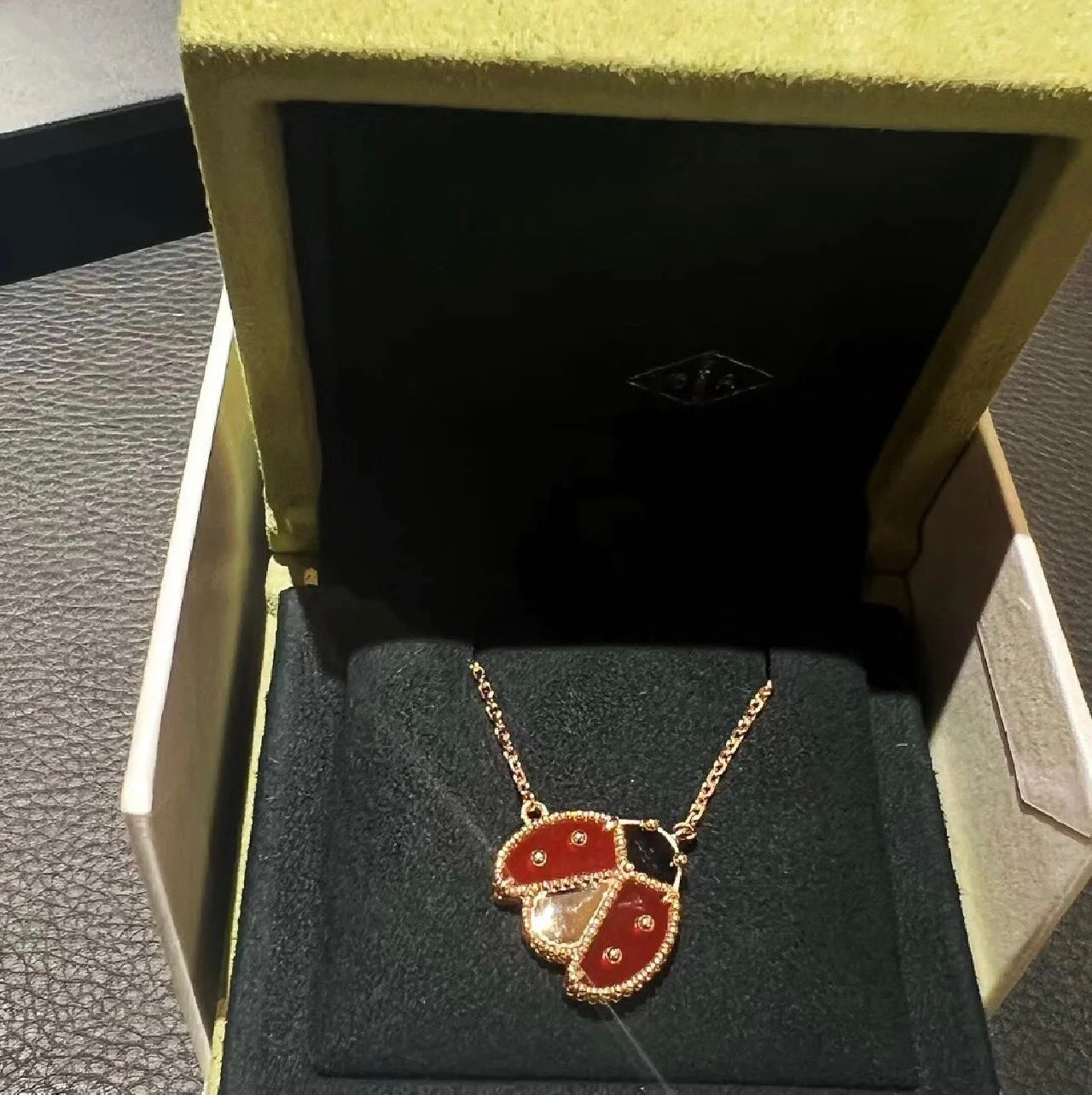 Roostick Lucky Spring Pendant Necklace