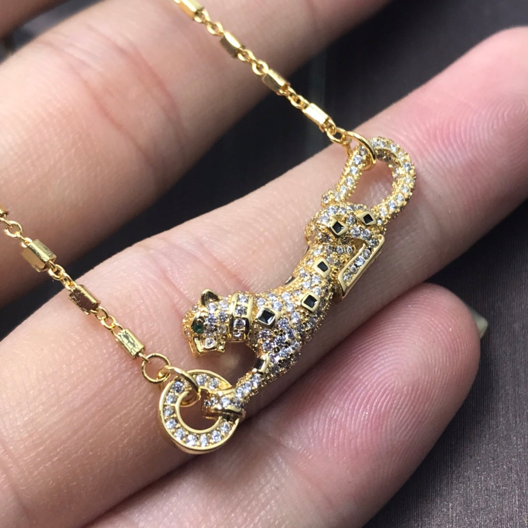 Roostick Panthère De Diamond Necklace