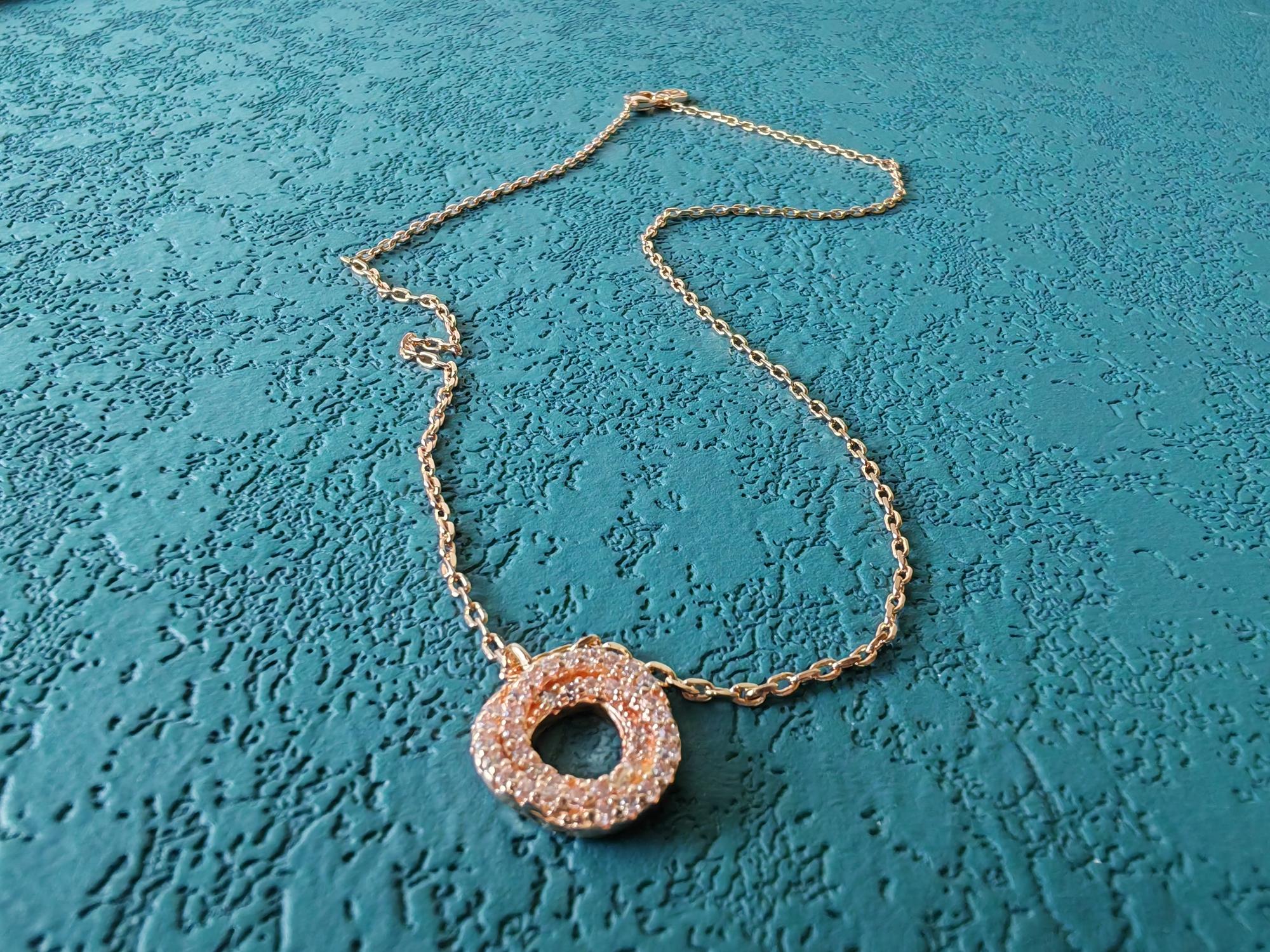 Roostick Trinity White Gold Diamond Necklace