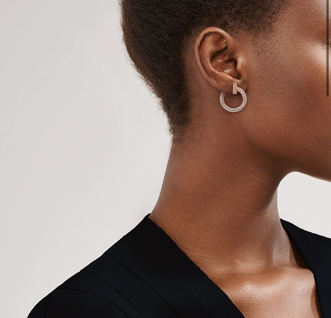Roostick T T1 Open Hoop Earrings