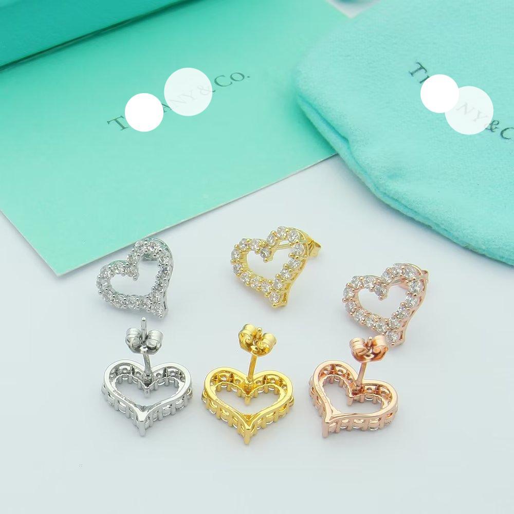 Roostick Heart Diamonds Earrings
