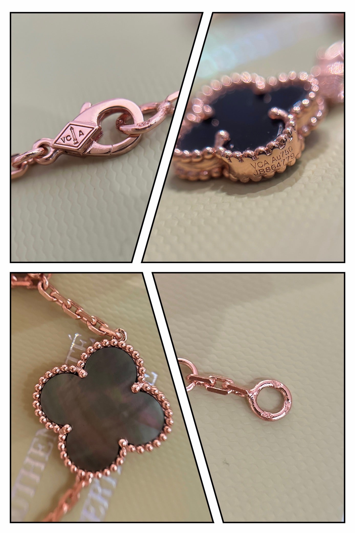 Roostick Magic Alhambra Five Motifs Clover Bracelet