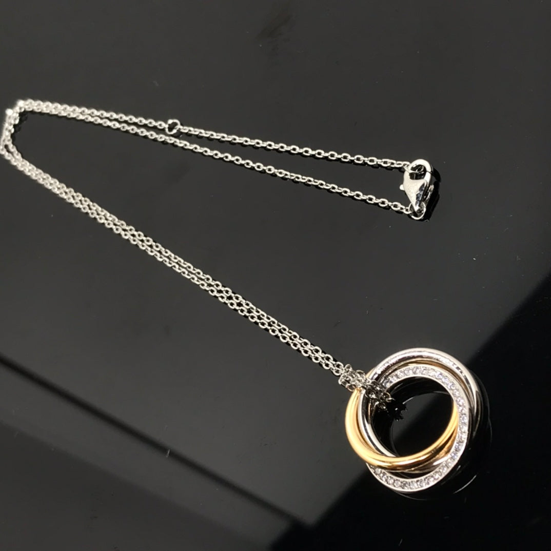Roostick Trinity Diamonds Necklace