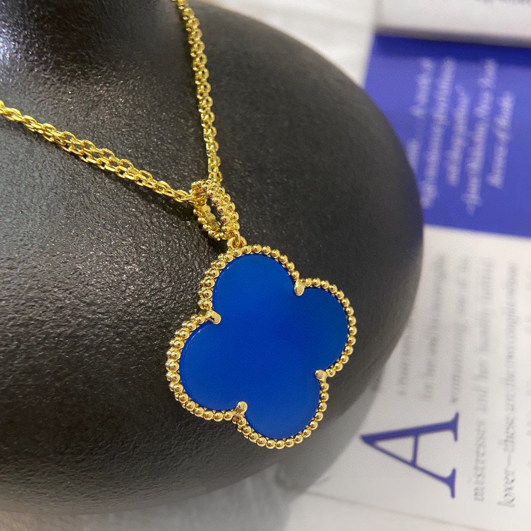 Roostick Magic Alhambra Agate Clover Necklace