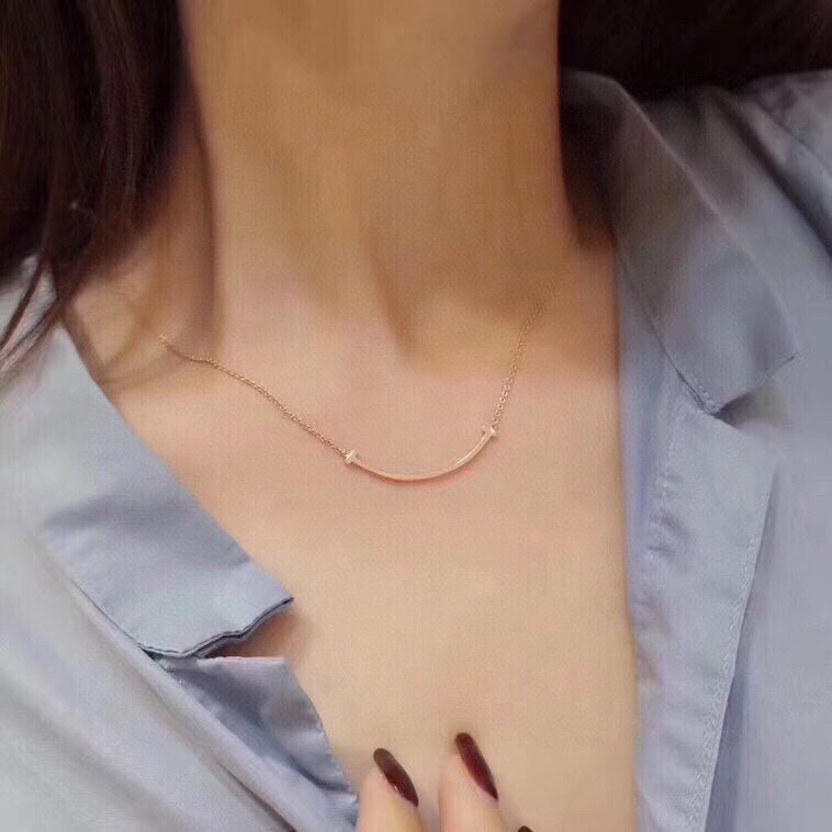 Roostick T Medium Diamond Pendant Necklace