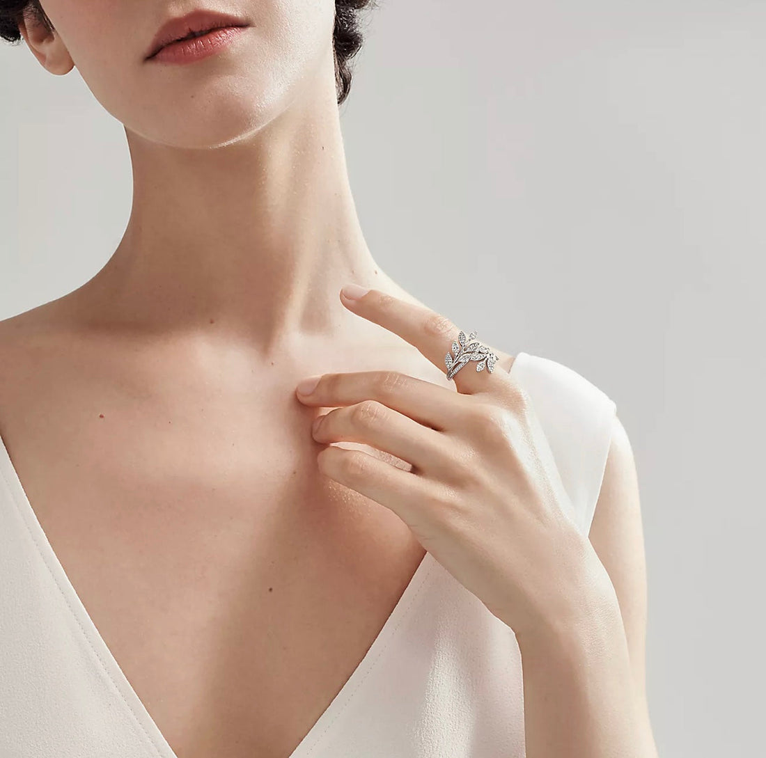 Roostick Victoria Diamond Vine Bypass Ring