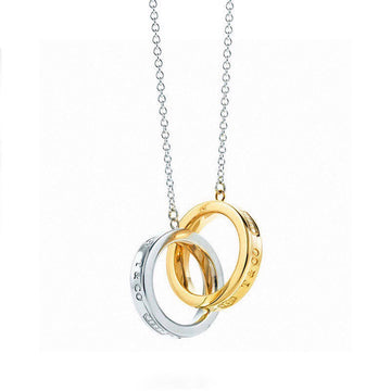 Roostick 1837 Interlocking Circles Pendant Necklace