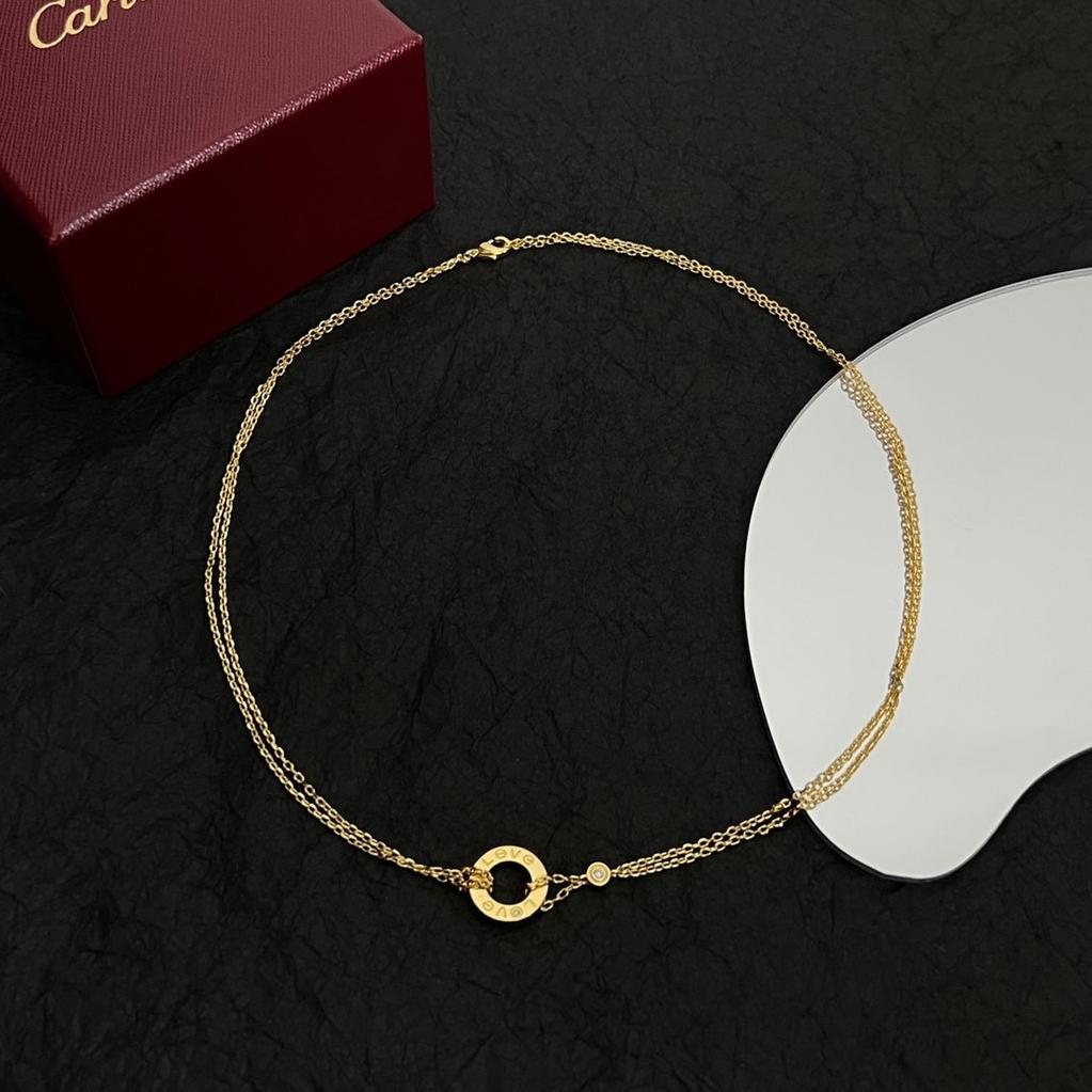 Roostick Love Two Diamond Necklace